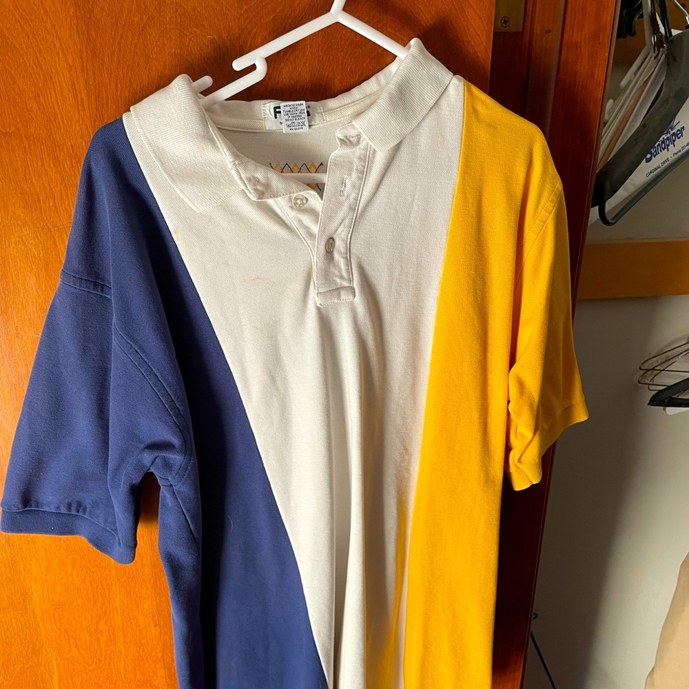 Vintage PING early 90s gold shirt